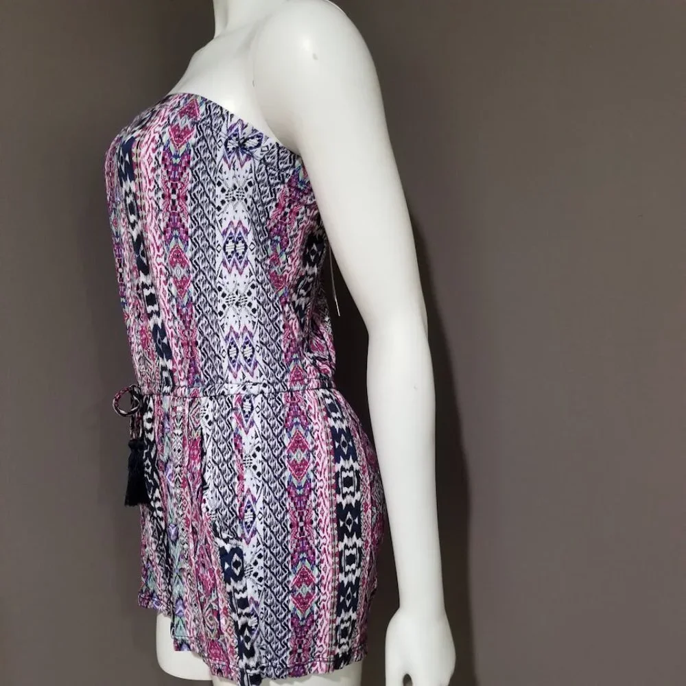 Lucky Brand Boho Chic Romper Cover-up Size Medium - Picture 3 of 11